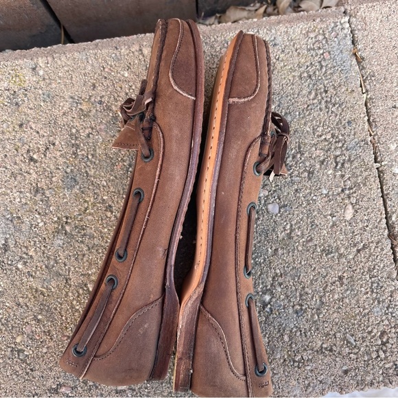 DEXTER Women’s Brown Leather Flat Loafer Slip On Made in USA Size 7 - Picture 9 of 11